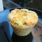 Quiche de Puerros con Calabacín
